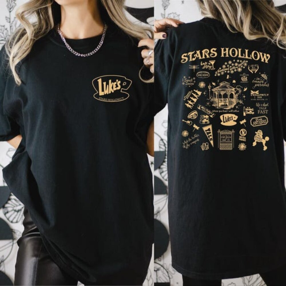 Stars Hollow Shirt , Stars Hollow Adult Shirt, Lukes Diner Tee